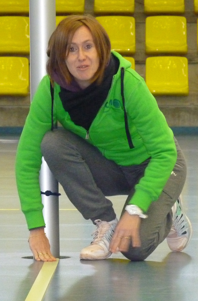 Hoofdtrainer Ingrid Meeus
